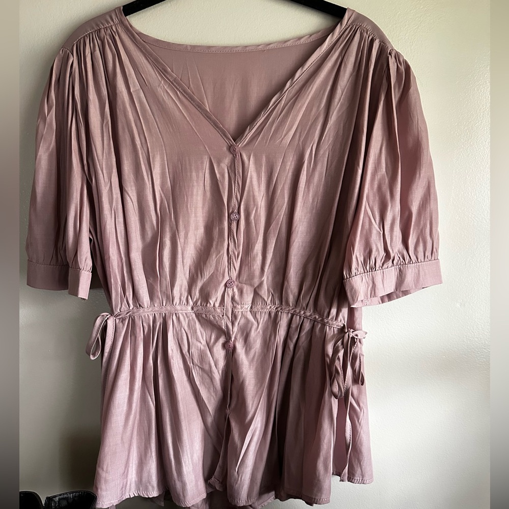 Elegant Mauve Blouse